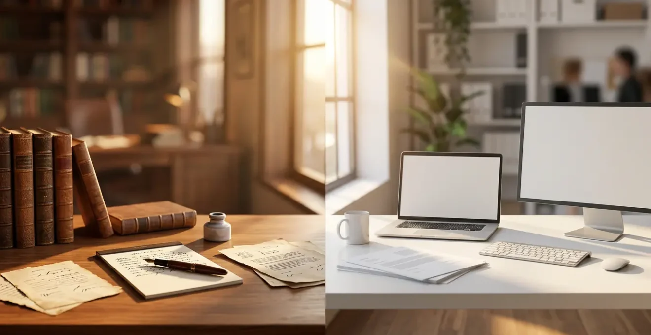 Comparaison visuelle entre deux interfaces de correction de texte professionnelles