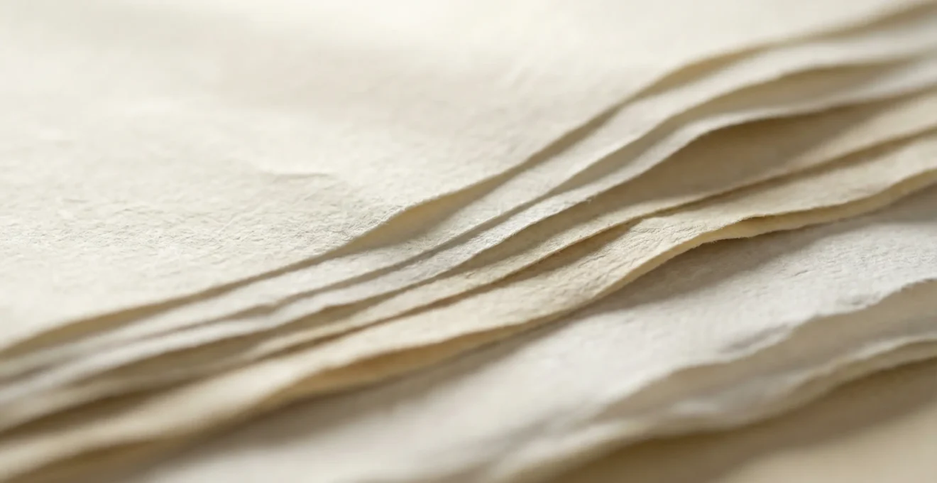 Vue macro de pages de manuscrit montrant une structure en arcs narratifs