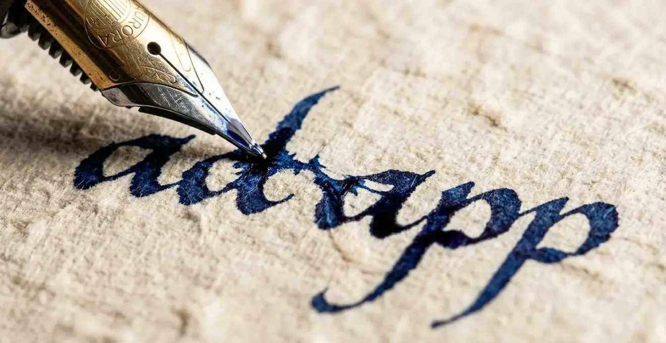 Main écrivant sur un tableau transparent, illustrant comment les préfixes se transforment et créent des lettres doubles.